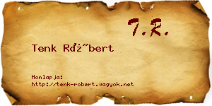 Tenk Róbert névjegykártya